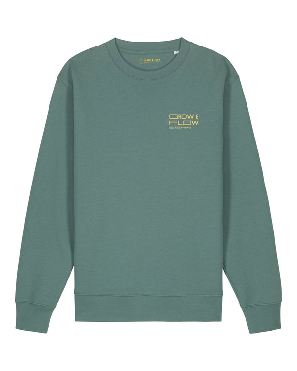 BIO CREWNECK-SWEATSHIRT "WARPED."