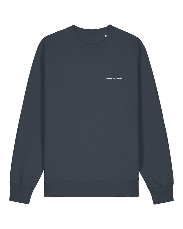 BIO CREWNECK-SWEATSHIRT WITH BACKPRINT "SUNSOUL."