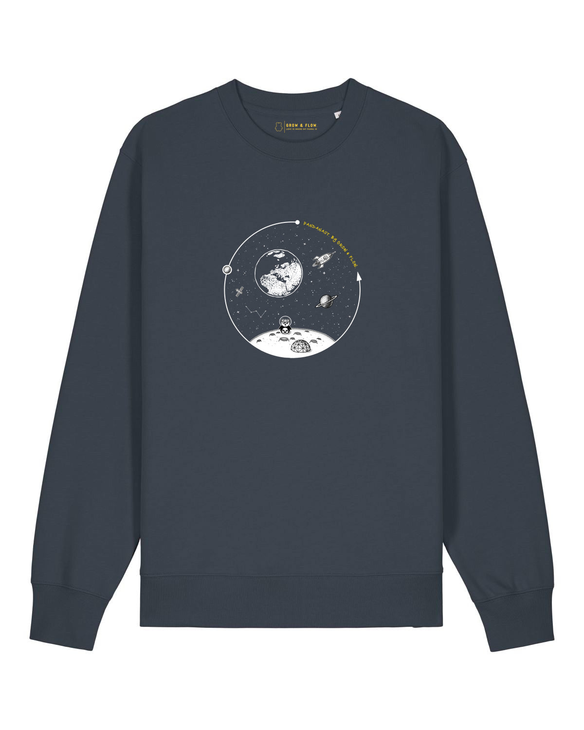 BIO CREWNECK-SWEATSHIRT "TO THE MOON."