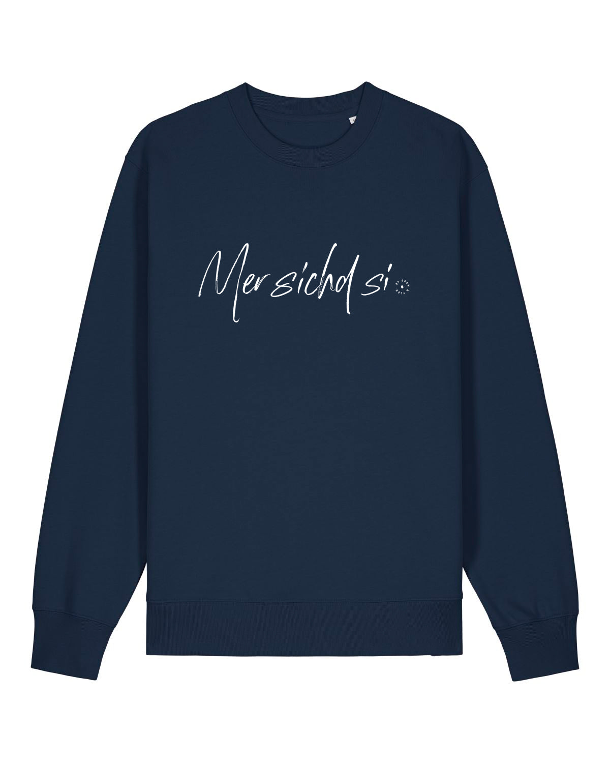 BIO CREWNECK-SWEATSHIRT "MER SICHD SI."