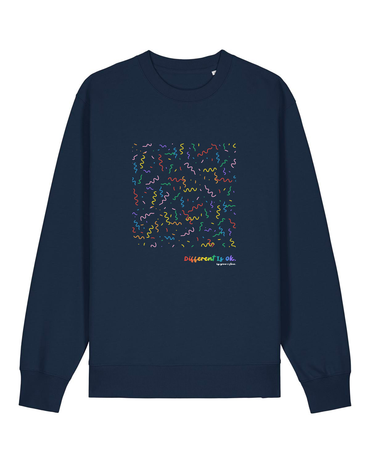 BIO CREWNECK-SWEATSHIRT "CELEBRATE U."