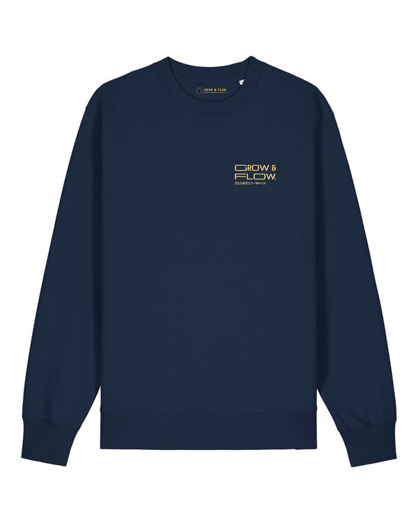 BIO CREWNECK-SWEATSHIRT "WARPED."