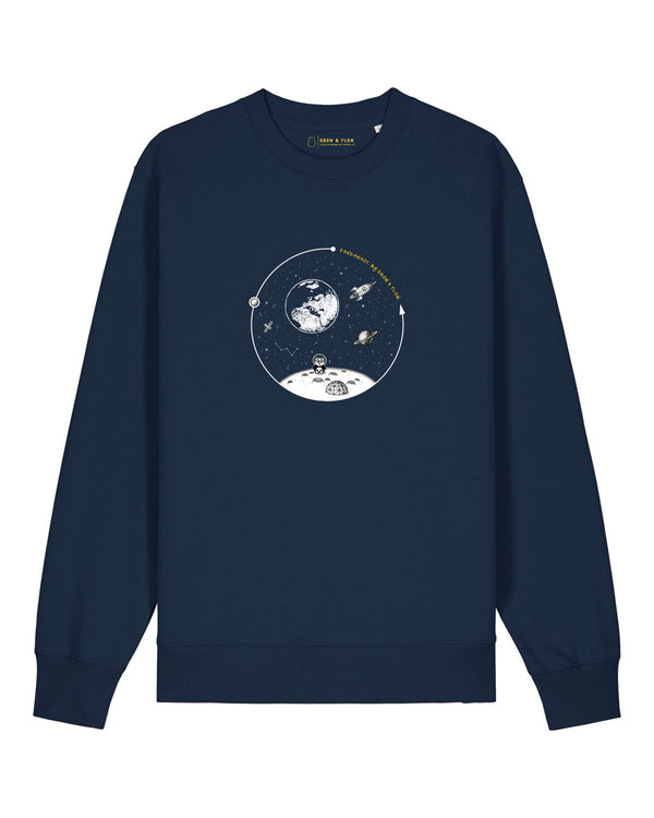 BIO CREWNECK-SWEATSHIRT "TO THE MOON."