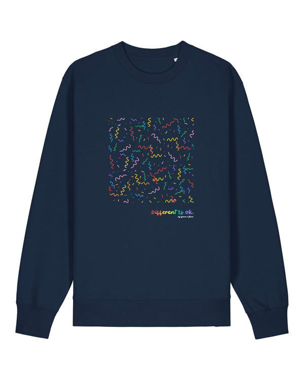 BIO CREWNECK-SWEATSHIRT "CELEBRATE U."