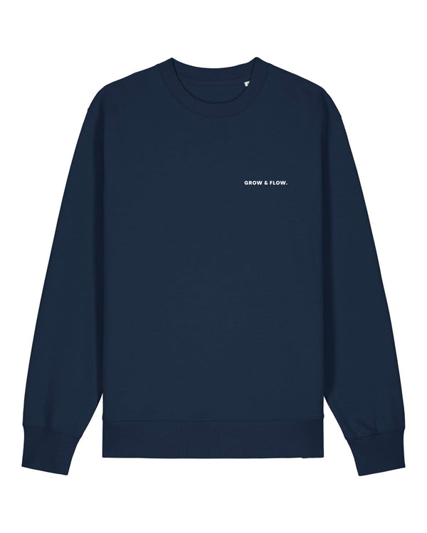 BIO CREWNECK-SWEATSHIRT WITH BACKPRINT "SUNSOUL."