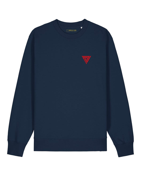 BIO CREWNECK-SWEATSHIRT "TRIQUETROUS."