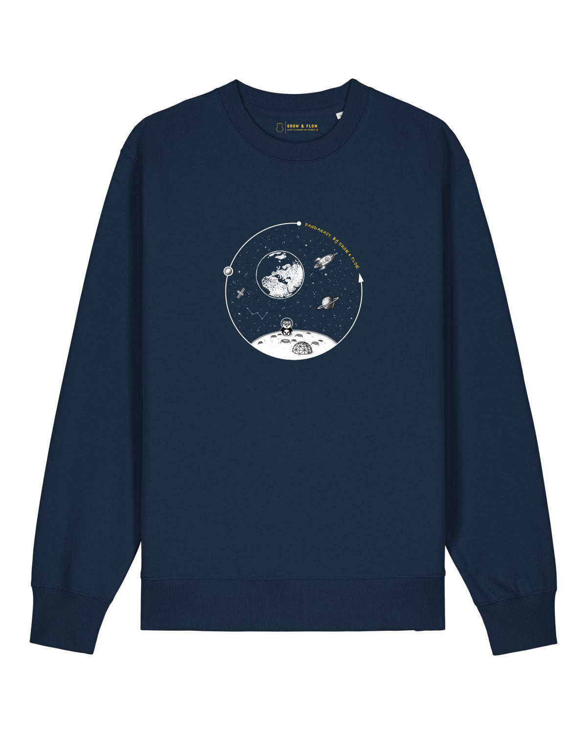 BIO CREWNECK-SWEATSHIRT "TO THE MOON."