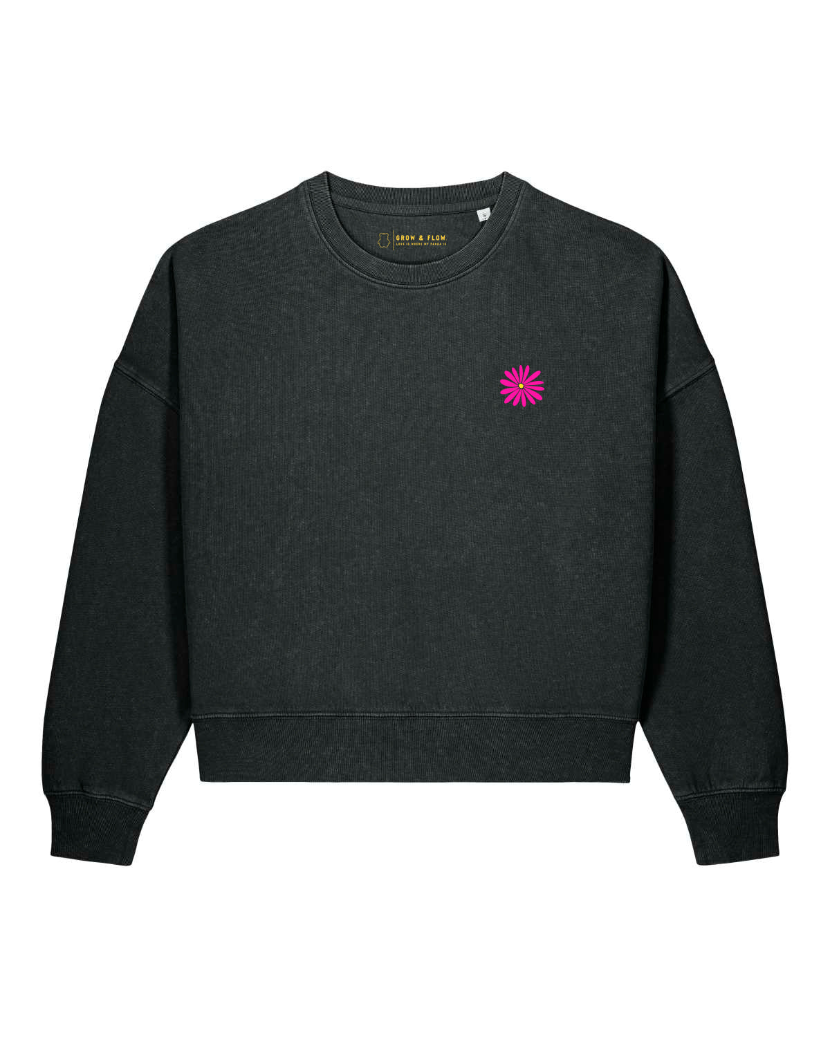 BIO FRAUEN SWEATSHIRT  MIT BACKPRINT "MARTINI."
