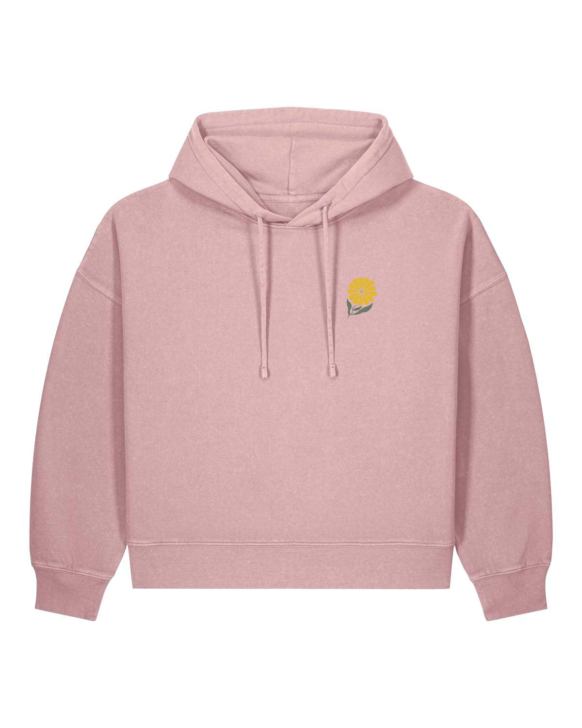 BIO FRAUEN HOODIE MIT BACKPRINT "DANDELION."