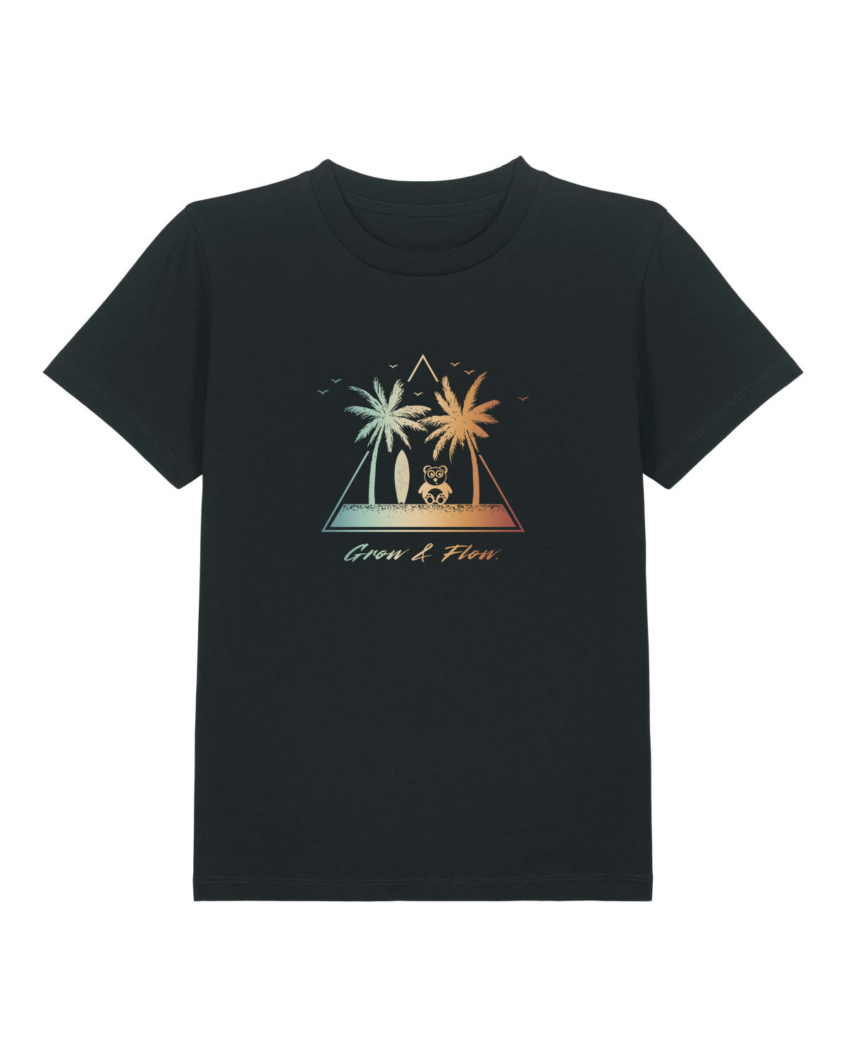 BIO-KINDER T-SHIRT "PANDA.BEACH.RETRO."