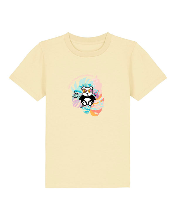 BIO-KIDS T-SHIRT "LOVE.PANDA.PEACE."