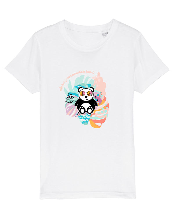 BIO-KIDS T-SHIRT "LOVE. PANDA. PEACE."