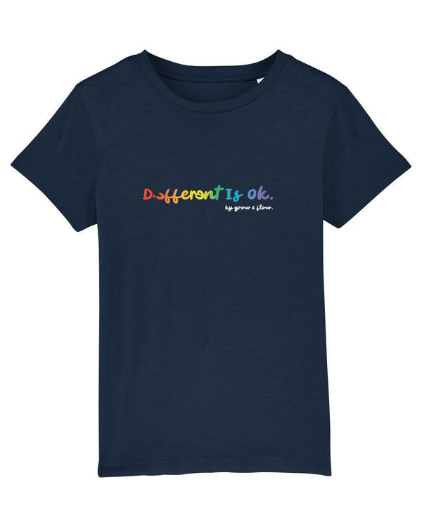 BIO-KIDS T-SHIRT "DifferentIsOk.2023."