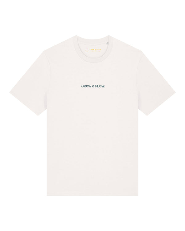BIO T-SHIRT WITH BACKPRINT "FLOWERS II."