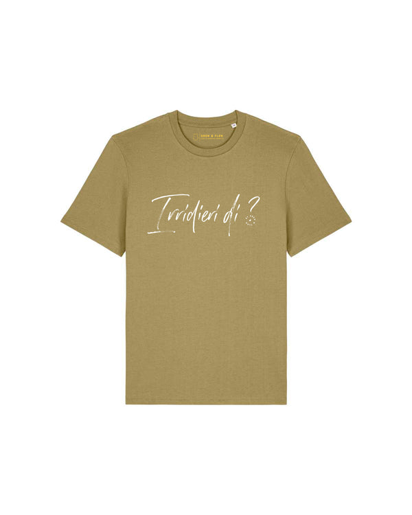 BIO T-SHIRT "IRRIDIERI DI?"