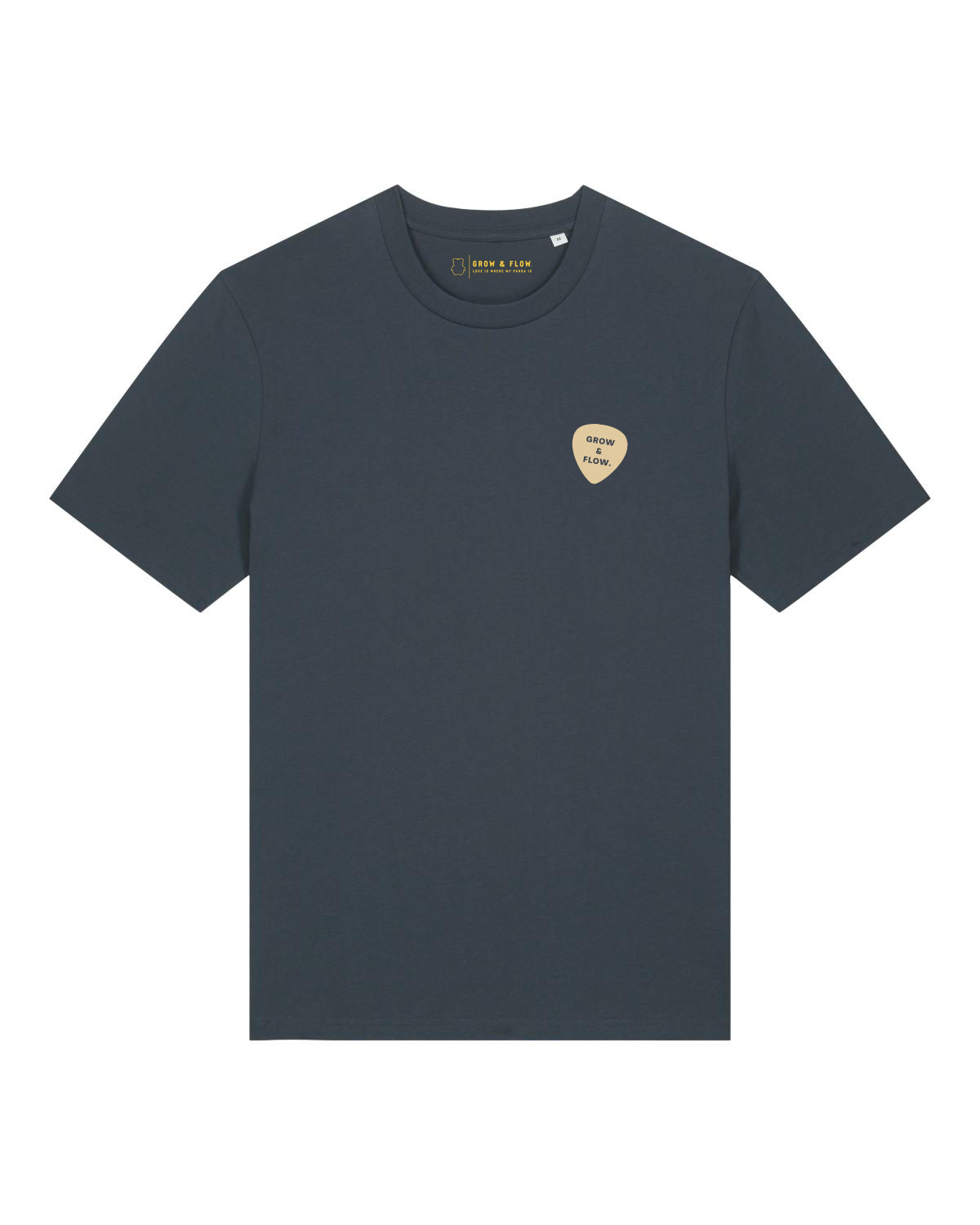 BIO T-SHIRT MIT BACKPRINT "THREE GREAT CHORDS."