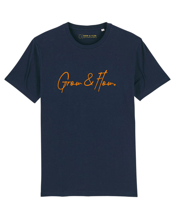 BIO PREMIUM T-SHIRT "HORIZON. SIGNED. ORANGE."