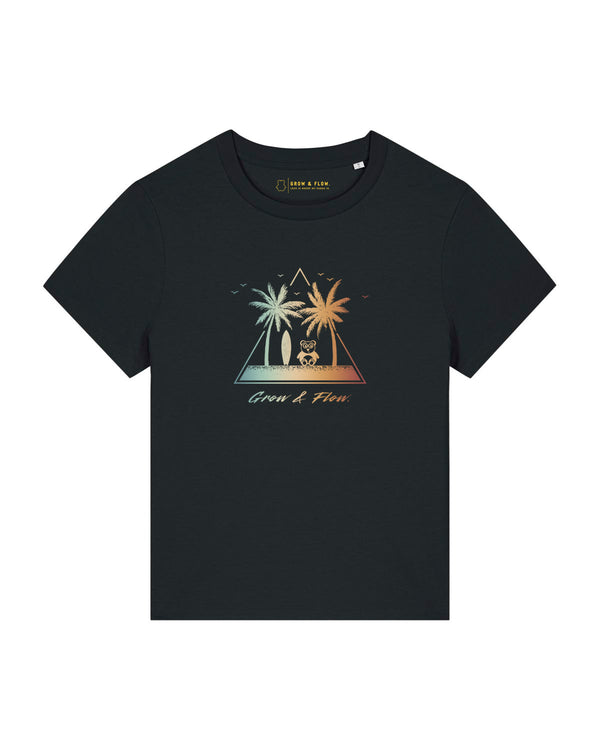 BIO T-SHIRT "PANDA.BEACH.RETRO."