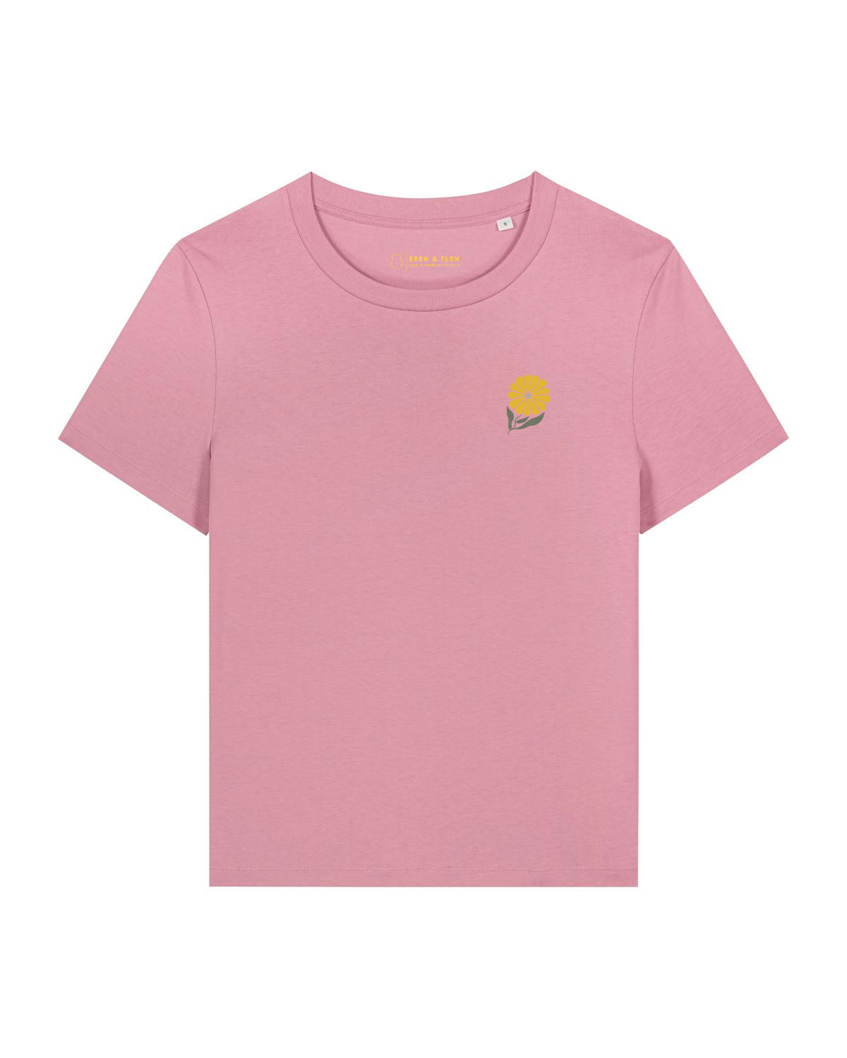 BIO T-SHIRT MIT BACKPRINT "DANDELION."