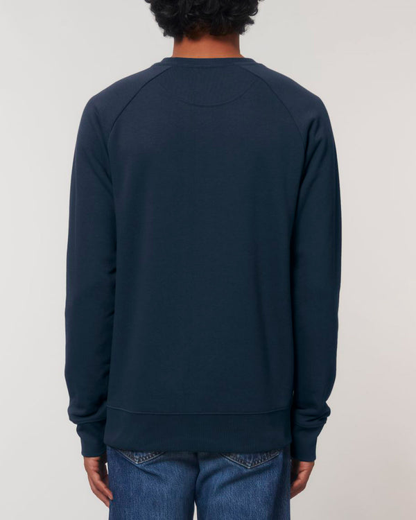 BIO RUNDHALS-SWEATSHIRT "HORIZON. SIGNED. ORANGE."