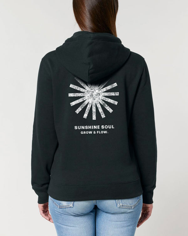 BIO HOODIE WITH BACKPRINT "SUNSOUL."