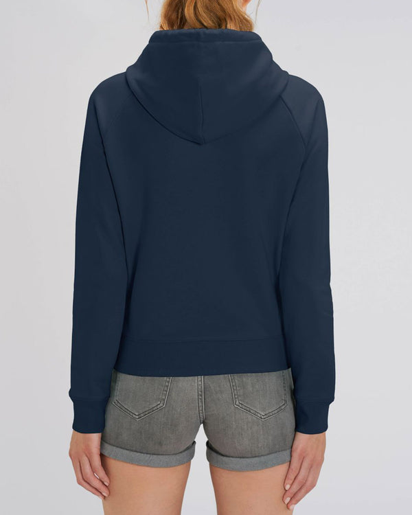BIO-LADIES HOODIE "HORIZON. SIGNED. ORANGE."