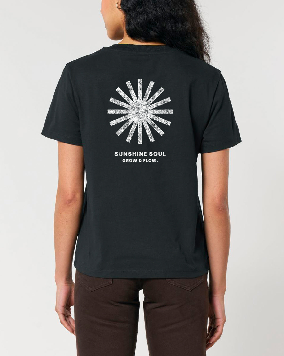 BIO T-SHIRT MIT BACKPRINT "SUNSOUL."