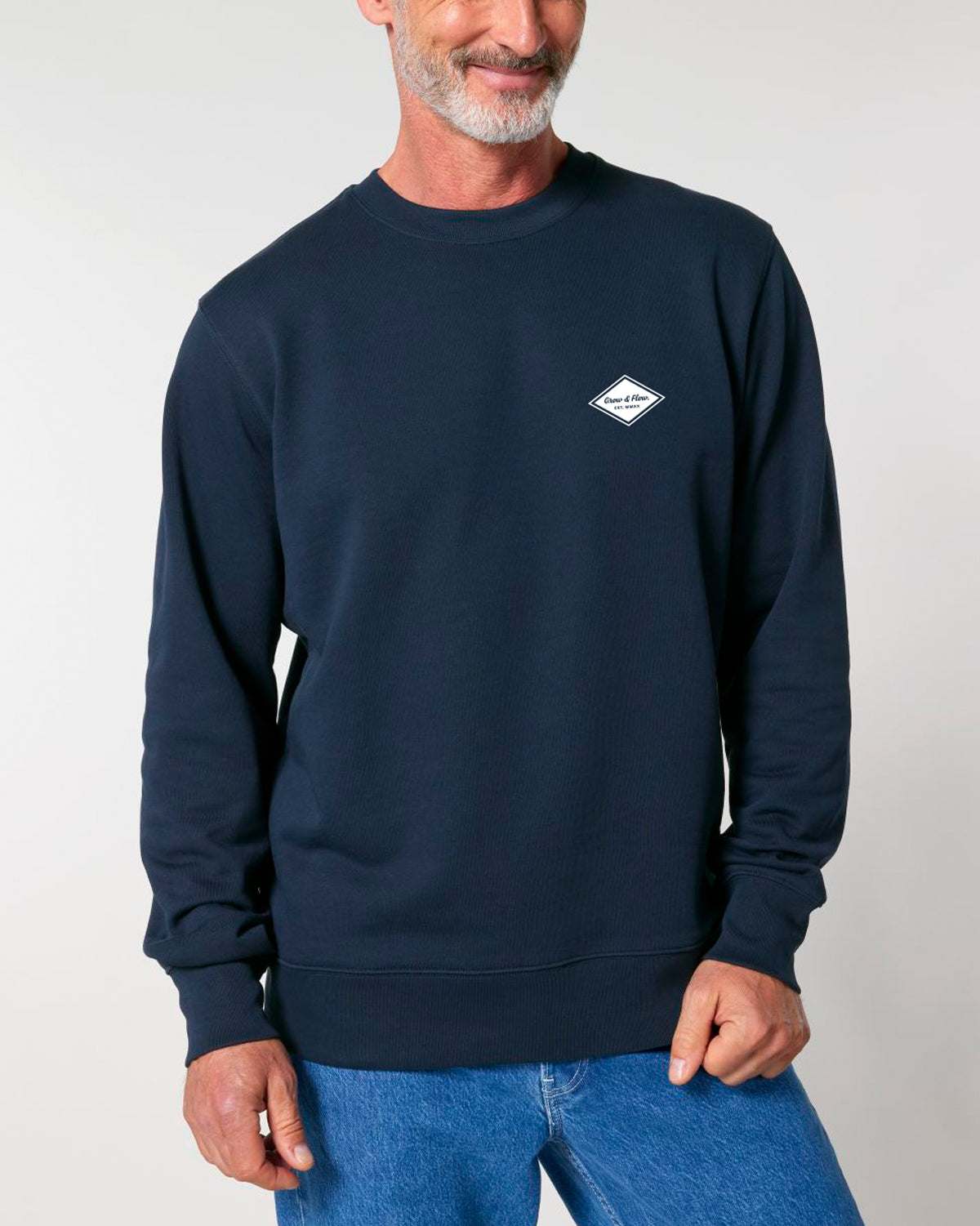 BIO CREWNECK-SWEATSHIRT "DIAMOND."