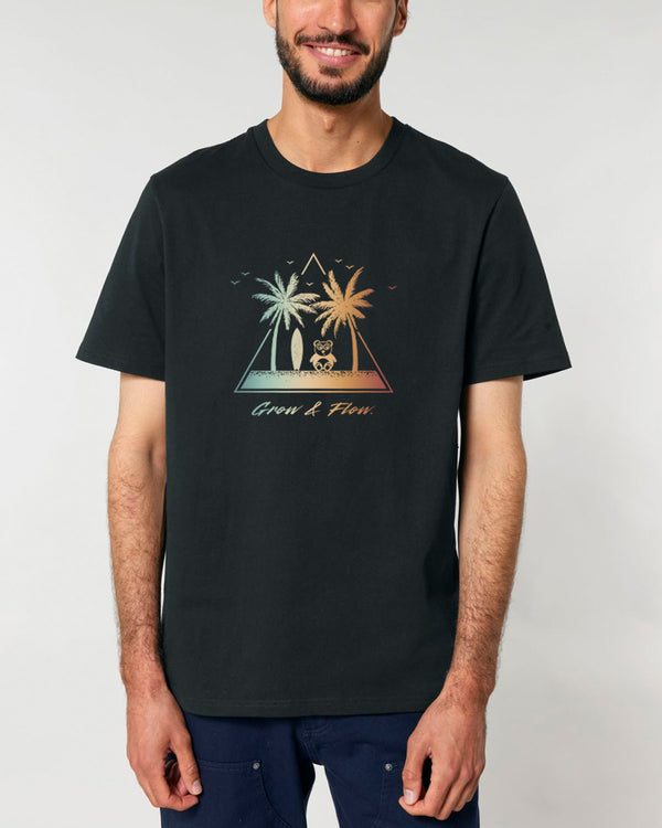 BIO T-SHIRT "PANDA.BEACH.RETRO."