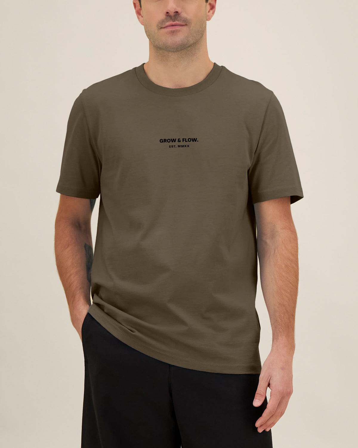BIO T-SHIRT "GROW & FLOW."