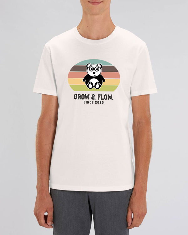 BIO PREMIUM T-SHIRT "RETRO. PANDA. BLACK."