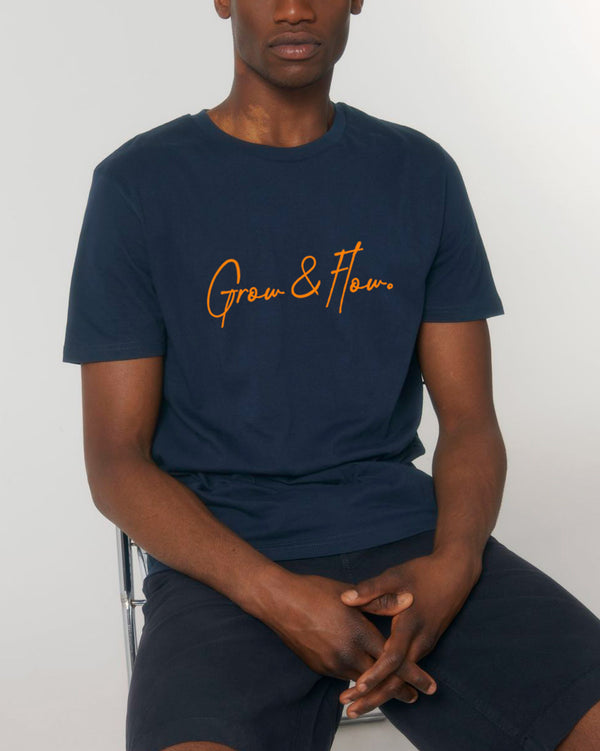 BIO PREMIUM T-SHIRT "HORIZON. SIGNED. ORANGE."