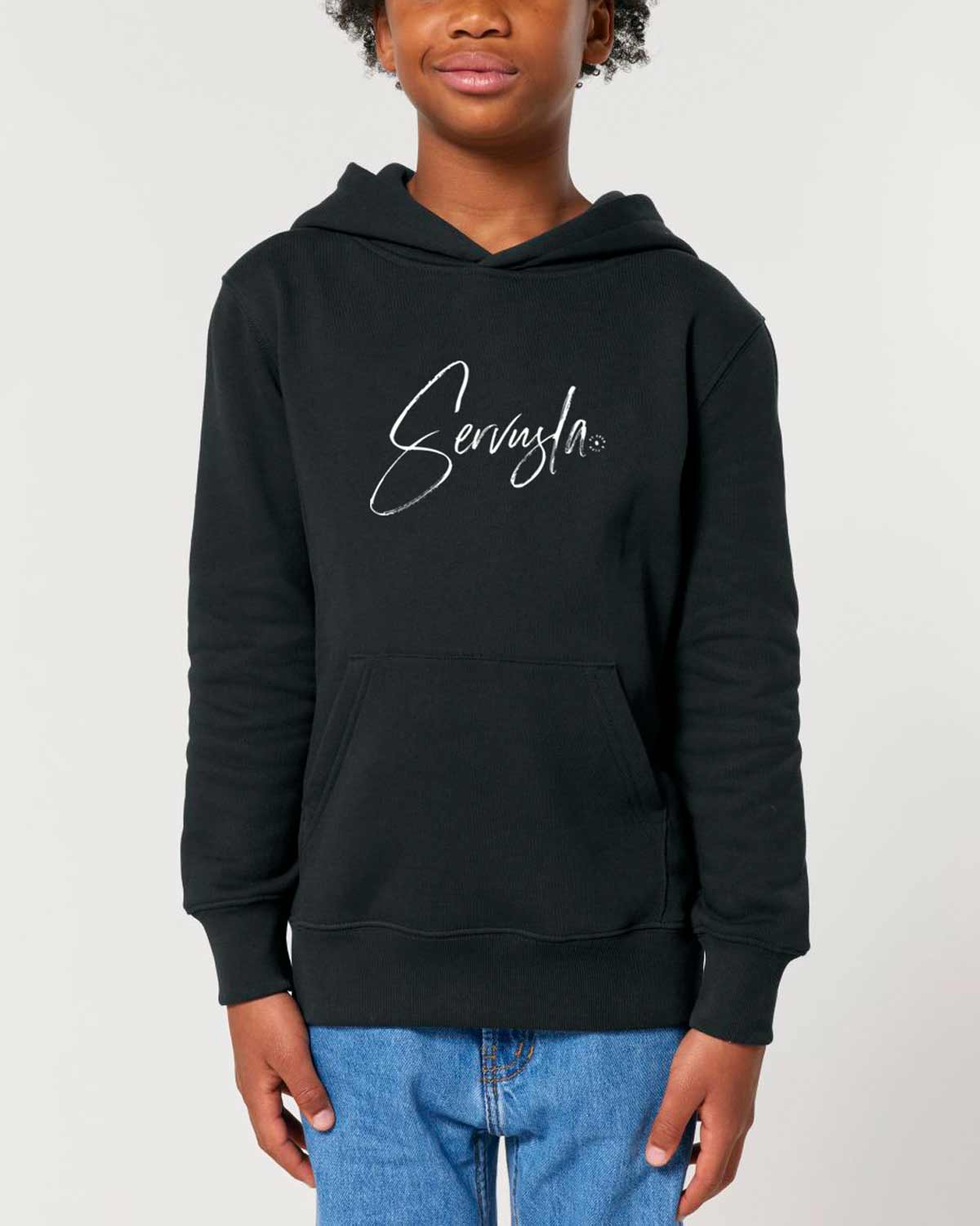 BIO-KINDER HOODIE "SERVUSLA."