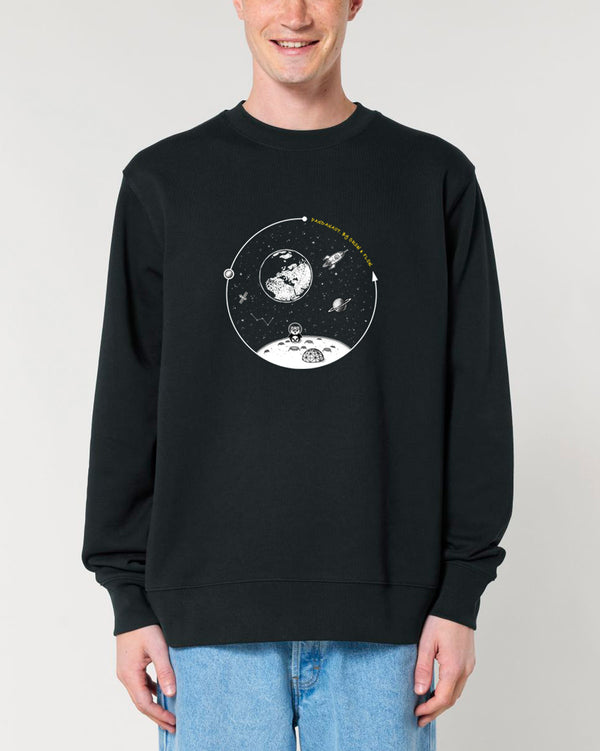 BIO CREWNECK-SWEATSHIRT "TO THE MOON."