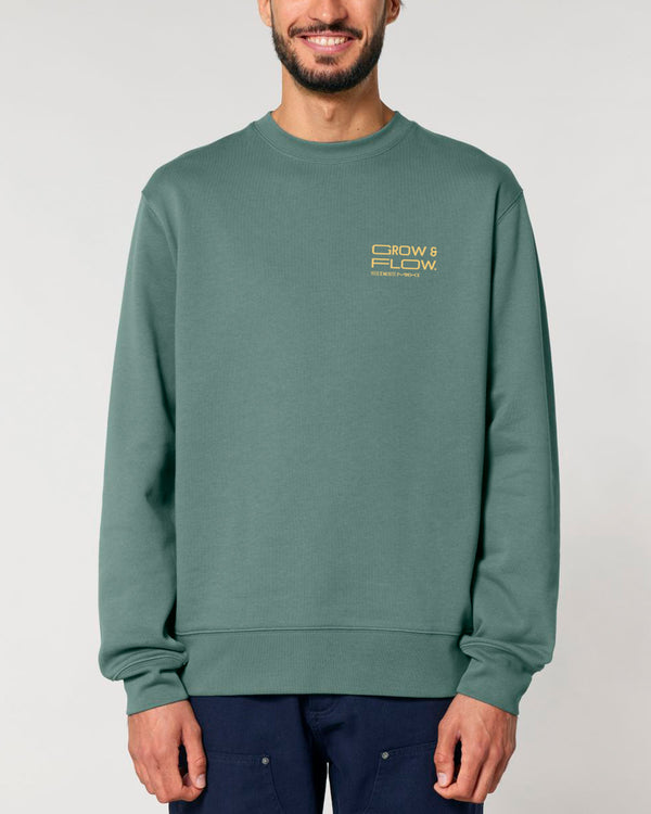 BIO CREWNECK-SWEATSHIRT "WARPED."