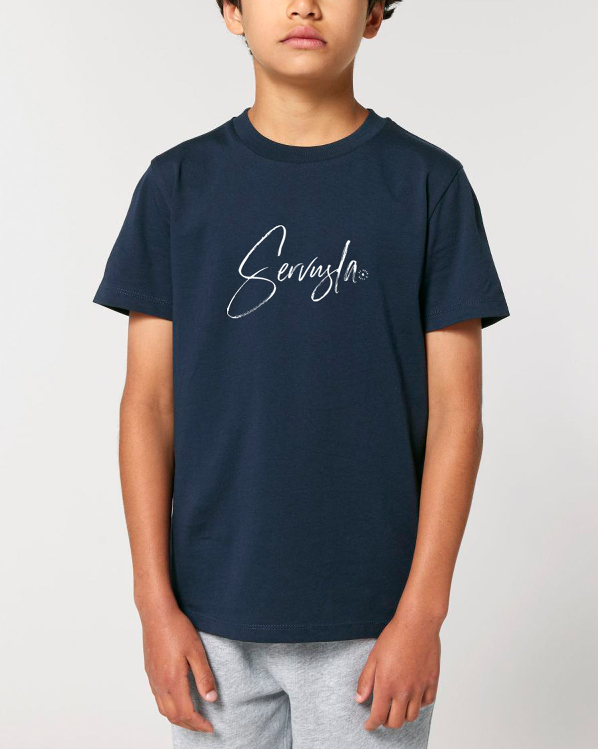 BIO-KINDER T-SHIRT "SERVUSLA."