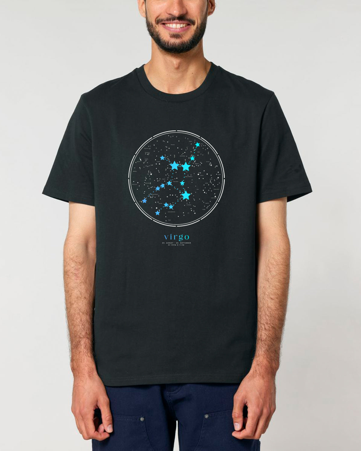 BIO T-SHIRT GENDERNEUTRAL. "JUNGFRAU."