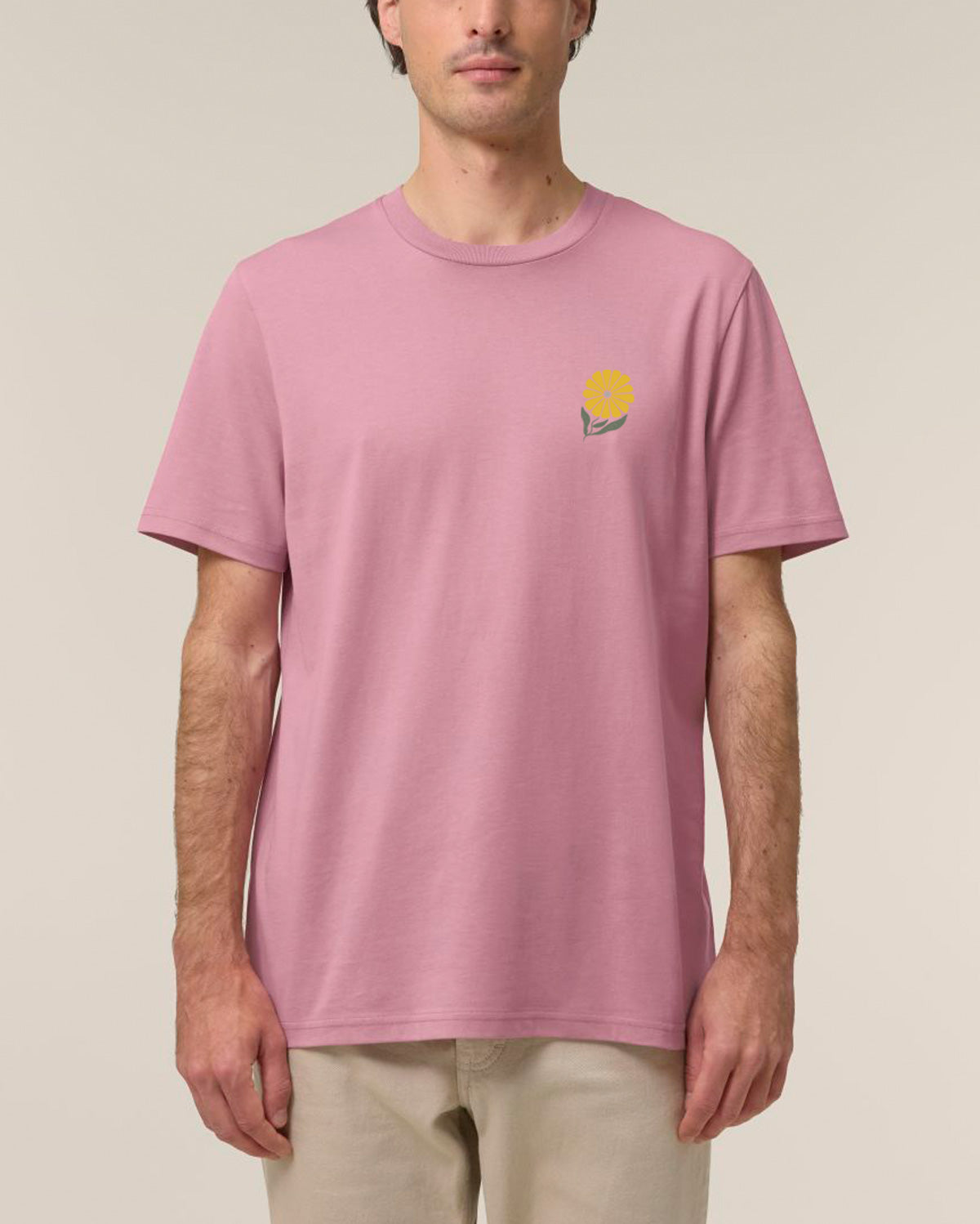BIO T-SHIRT MIT BACKPRINT "DANDELION."