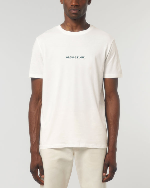 BIO T-SHIRT WITH BACKPRINT "FLOWERS II."