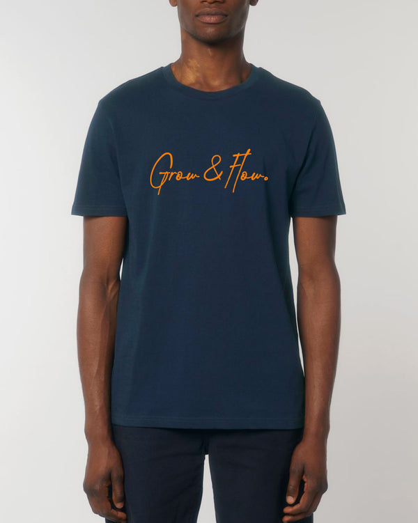BIO PREMIUM T-SHIRT "HORIZON. SIGNED. ORANGE."