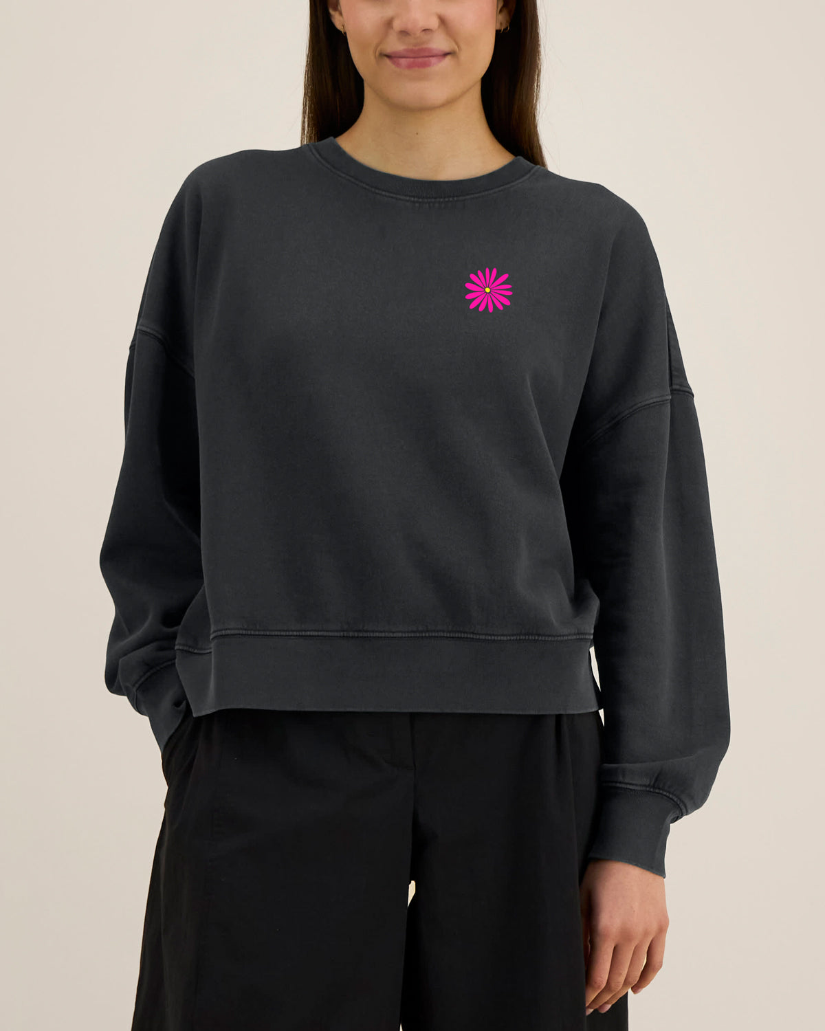BIO FRAUEN SWEATSHIRT  MIT BACKPRINT "MARTINI."