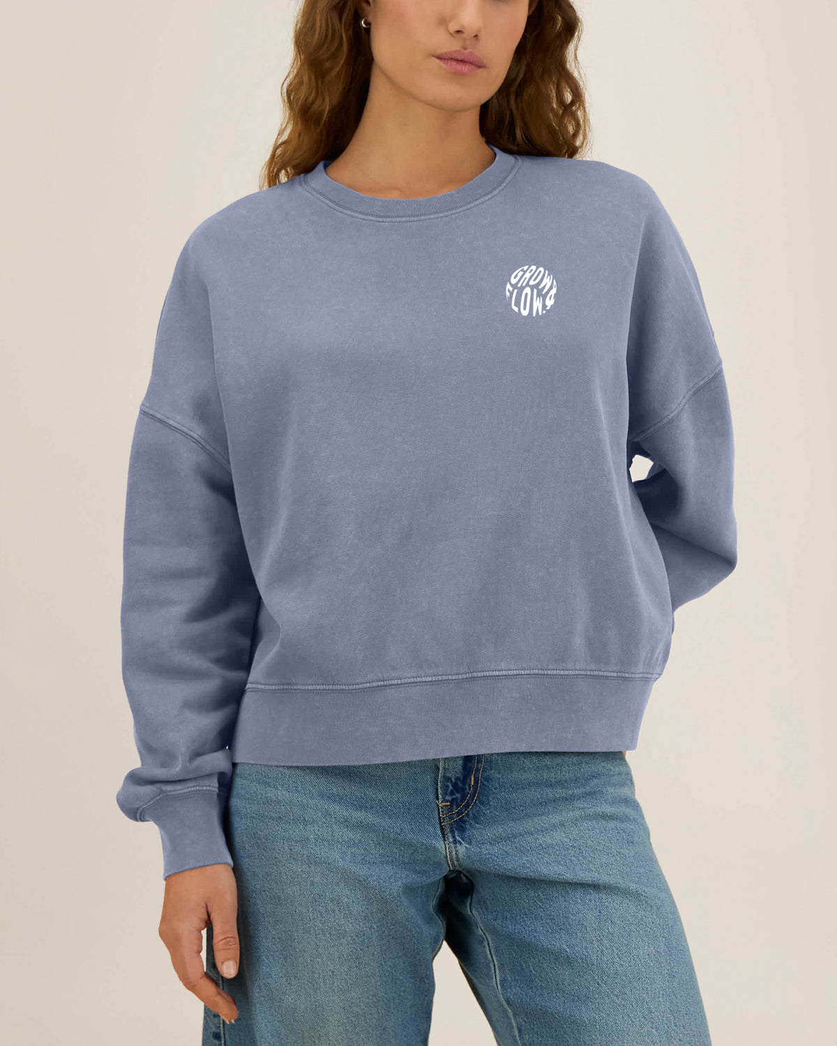 BIO FRAUEN SWEATSHIRT "BUBBLE."