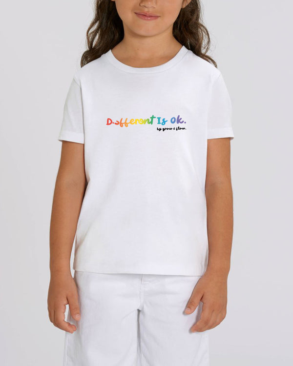 BIO-KIDS T-SHIRT "DifferentIsOk.2023."