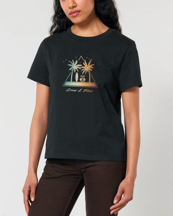 BIO T-SHIRT "PANDA.BEACH.RETRO."