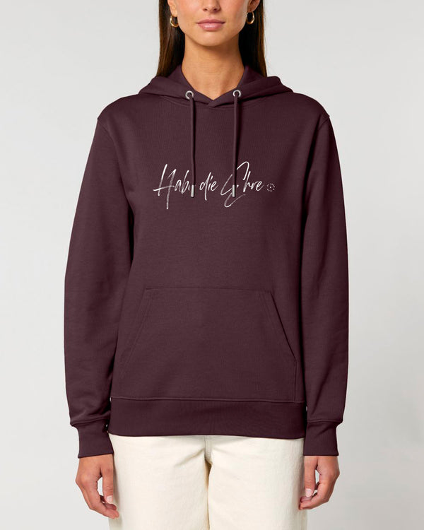 BIO HOODIE  "HABE DIE EHRE."