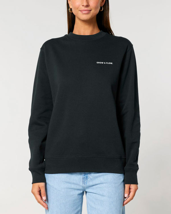BIO CREWNECK-SWEATSHIRT WITH BACKPRINT "SUNSOUL."