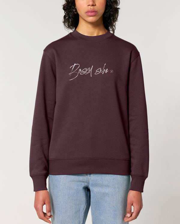 BIO CREWNECK-SWEATSHIRT "BASSD SCHO."