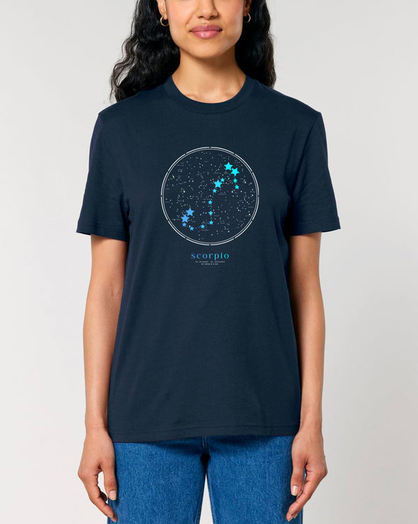 BIO T-SHIRT GENDERNEUTRAL. "SKORPION."