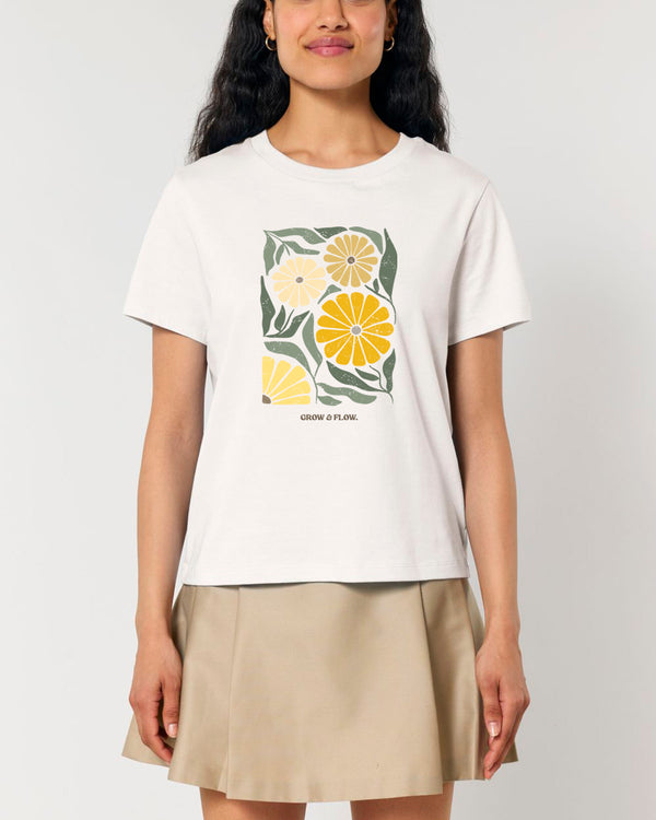 BIO T-SHIRT "FLOWERS."