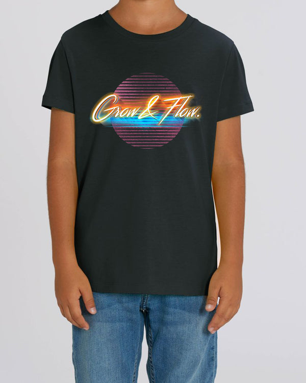 BIO-KIDS T-SHIRT „GROW & FLOW. GOES 80S."